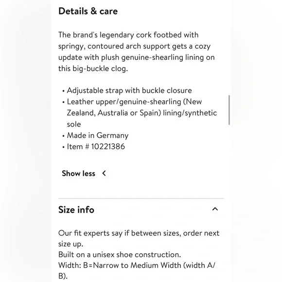 Birkenstock Bug Buckle Genuine Shesrling Lined Clog in tobacco brown - Picture 3 of 7